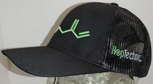 HopTechnic Meshback Hat – Black Beer Outdoor Cap MB2020 Brand - Picture 1 of 8
