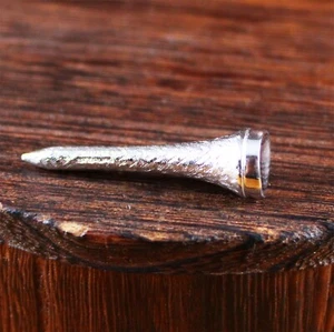 SIMMONS Textured Single Golf Ball Tee Sterling Silver 1 3/8" Length - Picture 1 of 6