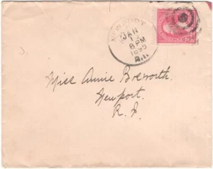Cover, Scott #248, Newport, Rhode Island local use, 1895 - Picture 1 of 1
