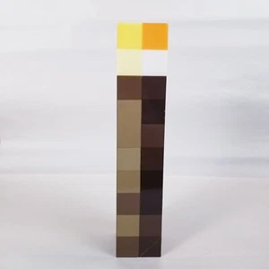 Minecraft Light Up Torch 11" 2012 Stands and Wall Hanging - Think Geek - Tested - Picture 1 of 7