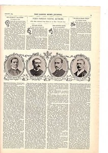 1894 Rudyard KIPLING artículo antes de la selva libro escrito también davis bangs jerome - Imagen 1 de 1