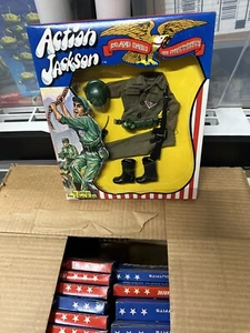 New Vintage 1970's Mego Action Jackson Army outfit MIB with M-16 rare MIB - Picture 1 of 1