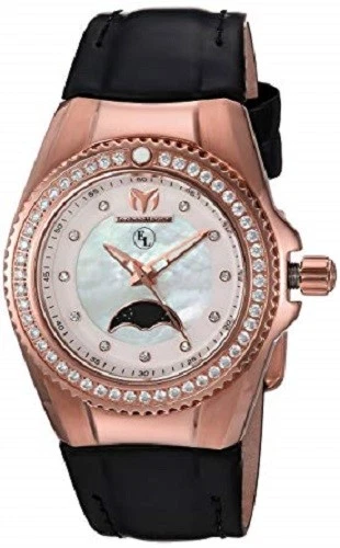 TechnoMarine TM-416021 Eva Longoria MOP Dial Rose Gold Moon Phase Women's Watch - Изображение 1 из 1