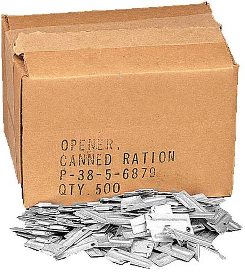 ROTHCO 500 Pack P-38 Can Openers Wholesale US MIL-J-0837 Military P38 Army John Wayne