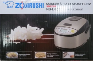 Nueva olla arrocera y calentador Zojirushi Micom de 3 tazas NS-LGC05 - Imagen 1 de 2