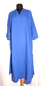 Vestido de playa largo ANITA VEA M3 8170.317 viscosa/lino enziana azul NUEVO - Imagen 1 de 4