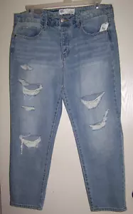 Pantalones de mezclilla RSQ Soho Boyfriend para mujer talla 13 w31 botón mosca nuevos con etiquetas medidas incluidas - Imagen 1 de 16