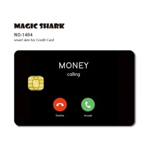 Credit Card SMART Sticker skin pre-cut small chip FRONT ONLY  - Picture 1 of 1