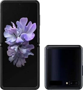 Samsung Galaxy Z Flip SM-F700U AT&T GSM Unlocked 256GB Mirror Black OBX - Picture 1 of 1