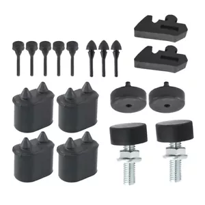 NEW Stopper Kit&Hood Adjusters Stoppers Bumper Rubber For 67-79 Chevrolet Camaro - Foto 1 di 17