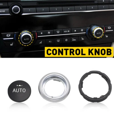 Front/Rear AC Climate Control Knob Button Cover for BMW X5 2014-18 X6 2014-19 Foto 1 de 4