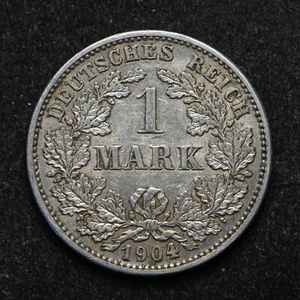 1904-G Germany 1 Mark .900 Silver (bb18146) - Picture 1 of 2