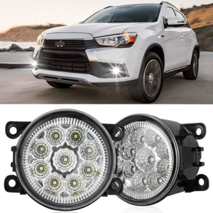 Left & Right Fog Light Lamps Fit For Mitsubishi Outlander 2007-2020 - Picture 1 of 16