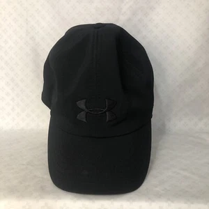 Under Armour Women's Slideback Hat Black Size OSFA Embroidered Logo Black Logo - Picture 1 of 15