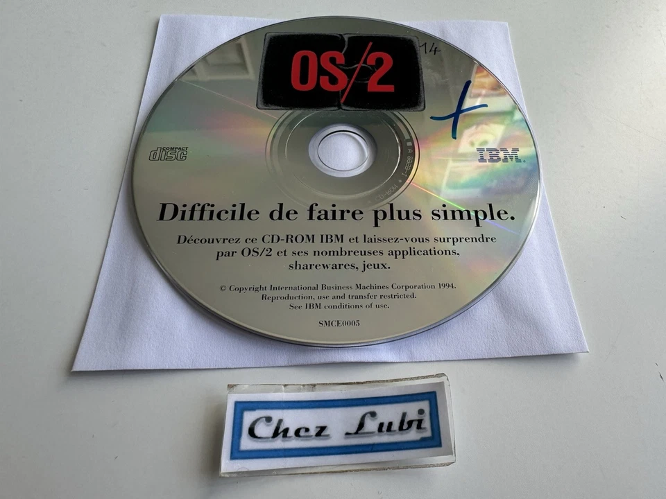 CD Présentation IBM OS/2 - PC - FR - 1994 - Image 1 of 1