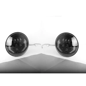 Pair 7" inch LED Headlights Hi/Lo DRL Turn Siganl For Jeep Wrangler JK GQ PATROL - Picture 1 of 12