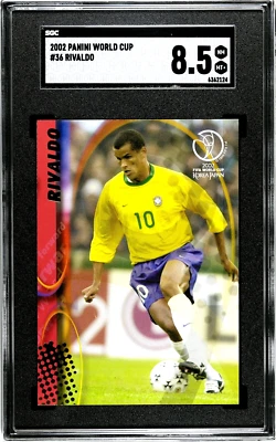 2002 Panini FIFA World Cup Korea/Japan Rivaldo #36 SGC 8.5 - Image 1 of 2