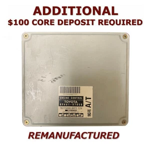 REMAN 1996 Toyota Avalon Engine Computer ECM ECU PCM 89661-07050 <EXCHANGE> - Picture 1 of 1