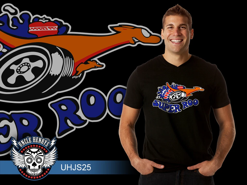 FORD   XW  XY  GT FALCON  GTHO  SUPER ROO  STICKER  QUALITY  TSHIRT    BIG FIT   - image 1 of 1