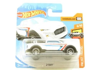 Hotwheels 2-Tuff Pick Up Truck Bianco FYF10 Short Card 1 64 Scala Sigillato - Foto 1 di 2