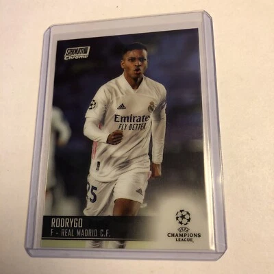 Rodrygo 2020-21 Stadium Club Chrome UEFA Champions BASE #73 - Image 1 of 2