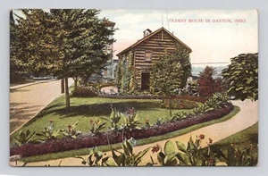 PostcardOldest House in Dayton Ohio ~ 1908 - Picture 1 of 2