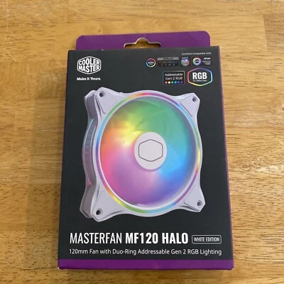 Cooler Master MFL-B4DN-16NP2-R2 MasterFan MF140 Halo², Duo Ring ARGB Gen2 LED - Image 1 of 2