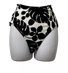 Kate Spade Bikini Bottom Lg Womens High Waist Floral Swimwear Full Coverage Tags - Picture 1 of 7