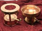 Antique Copper Chafing Dish And Two Warming Units