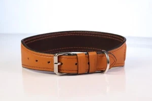 Maxx Collar de Cuero para Perros Cosido a Mano Elegante y Duradero Accesorio para Mascotas - Imagen 1 de 1