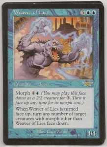 MTG - Serie Legioni, Tessitore di Bugie - una rara Creatura Blu - Carta Bestia - Foto 1 di 1