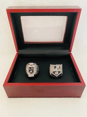 Juego de 2 anillos de campeonato de la Copa Stanley LA Kings con caja, 🇺🇸 ENVÍO Foto 1 de 4