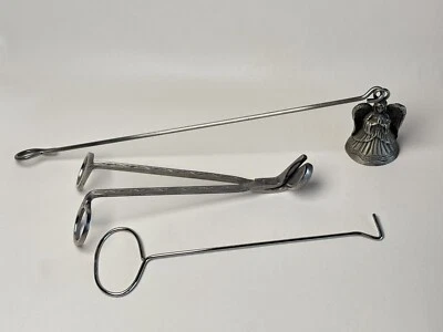 3 Candle Making Tools Wick Trimmer Clipper Cutter Scissors Dipper Snuffer - Image 1 of 4