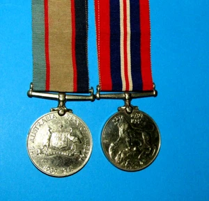 Par WW11 ASM y BWM con nombre 35485 J A GANNON - Imagen 1 de 3
