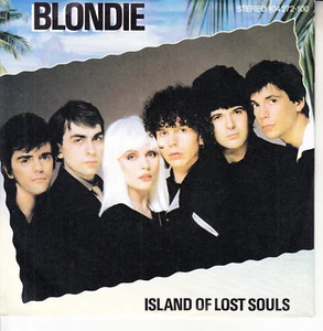 BLONDIE Island Of Lost Souls PICTURE SLEEVE 7" 45 record NEW + juke box strip - Picture 1 of 3