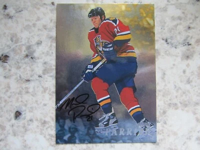 Florida Panthers Mark Parrish Signed Autographed 1998-99 Be A Player Mint - Image 1 of 2