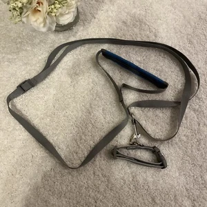 Collar & Leash Set Dog SZ S-M long adjustable Reflective up to 82โ leash - Picture 1 of 3