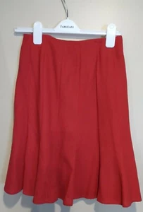 Dana Buchman Red 100% Wool Laine Skirt size 6 - Picture 1 of 5
