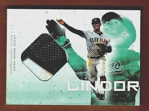 2019 TOPPS X "LINDOR"SSP"GREEN "21/25" "GAME-USED CLEAT"""INDIANS - Picture 1 of 3