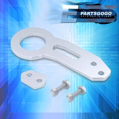 For 88-00 Honda Civic EF EG EK /90-01 Integra DA DC Rear JDM Tow Hook Kit Silver Foto 1 de 3
