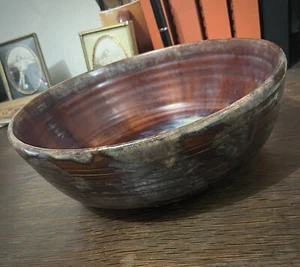Arts And Crafts Pottery Iridescent Ceramic Bowl Flambe Mission Pottery Fulper? - Picture 1 of 7