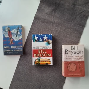 A Short History Of Nearly Everything, Mother tongue & Ma by Bill Bryson x3 books - Picture 1 of 9