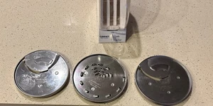 Juego de 3 discos Cuisinart DLC-837TX DLC-842TX DLC-844TX con soporte DH-4C - Imagen 1 de 8