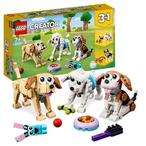 LEGO Creator 3 in 1 Adorable Dogs Set with Dachshund, Pug, Poodle Figures and Mo - Picture 1 of 8