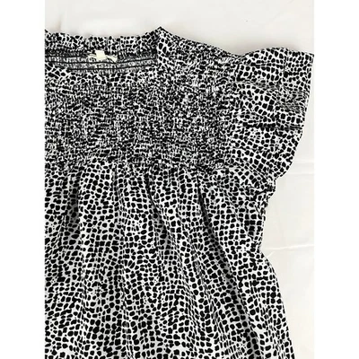 Vestido Jodifl estampado blanco y negro manga acampanada - Para mujer talla S Foto 1 de 4