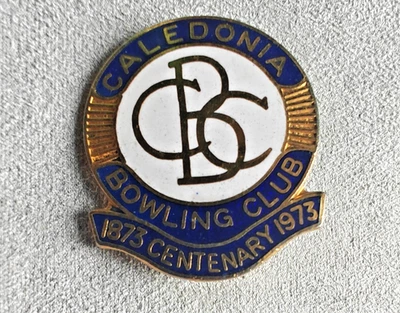 Caldonia Bowling Club - Enamel Pin Badge Bowls Sports UK - Image 1 of 2