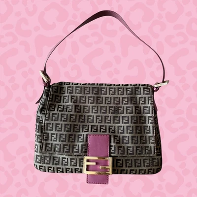 Correa FENDI Mamma Baguette Rosa - Pieza de Coleccionista Ultra Rara Foto 1 de 4