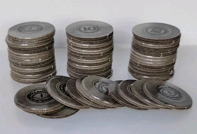 Monopoly House of the Dragon 57 monedas de cartón de plata piezas de repuesto  Foto 1 de 4