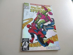 1993 SPECTACULAR SPIDER-MAN # 200 SILVER FOIL SIGNED JM DEMATTEIS, COA & POA - Picture 1 of 3