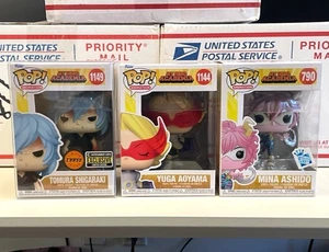 Funko Pop My Hero Tomu Shigaraki EE 1149 Chase Y Aoyama 1144 Mina Ashido 790 Lot - Bild 1 von 12